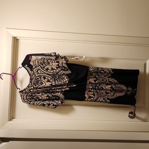 NWT Black and Tan Mini Dress Sz Small